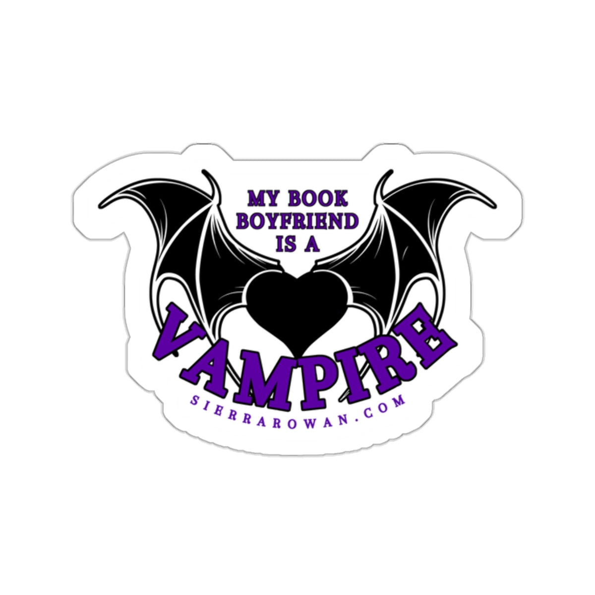 My Book Boyfriend is a Vampire Sticker